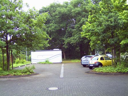 Stellplatzansicht Dachgeschosswohnung Sankt Augustin