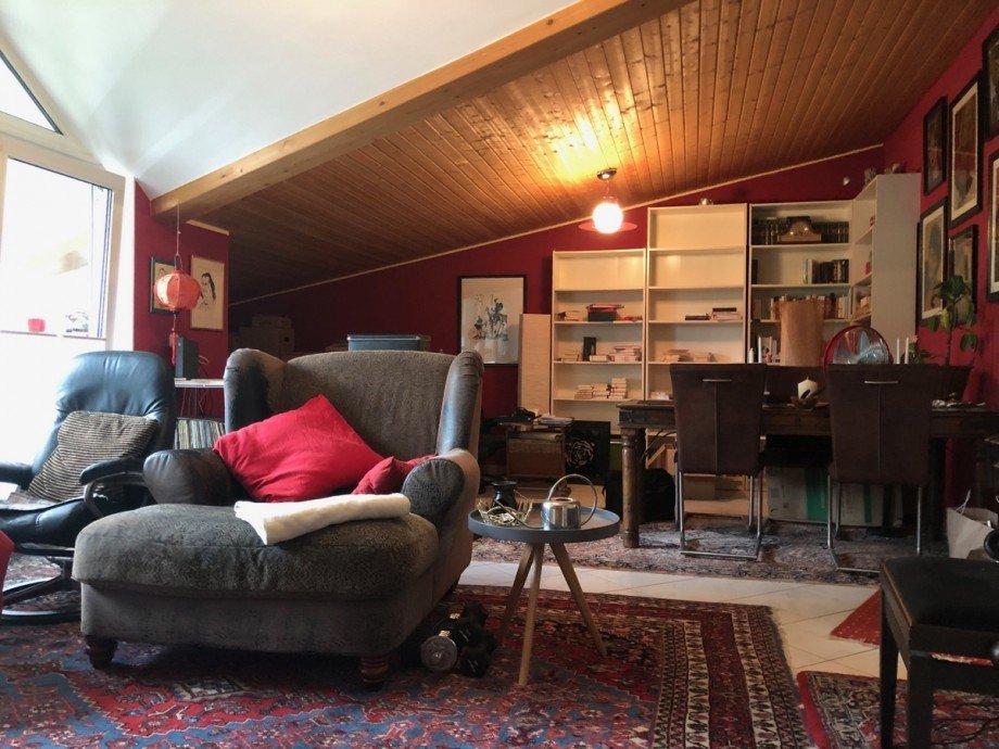 Ansicht Wohn,- Esszimmer Etagenwohnung Bonn