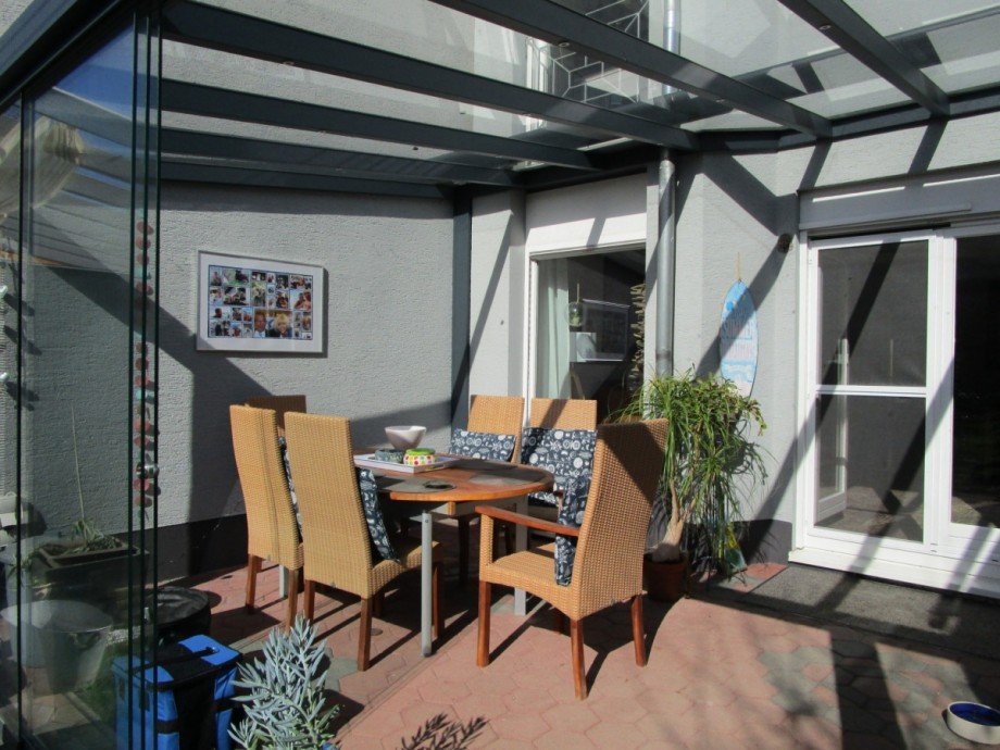 Terrasse mit Wintergarten Reihenhaus Sankt Augustin
