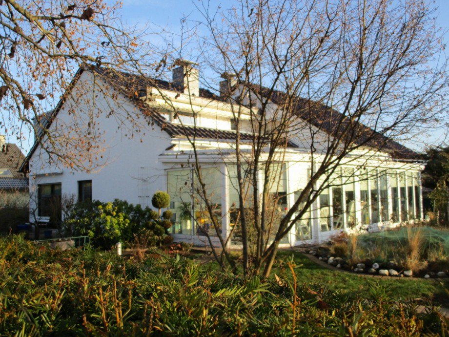 R�ckansicht des Hauses Etagenwohnung Sankt Augustin-Niederpleis