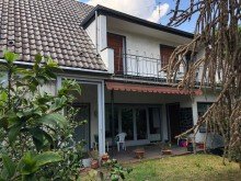 Ansicht �berdachte Terrasse BONN HOLZLAR freist. Einfamilienhaus ca. 170 m� Wfl., 5-6 Zimmer, Vollkeller, Garage, ca. 1.200 GrSt