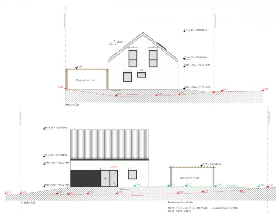 Ansicht Einfamilienhaus Windeck / Dattenfeld