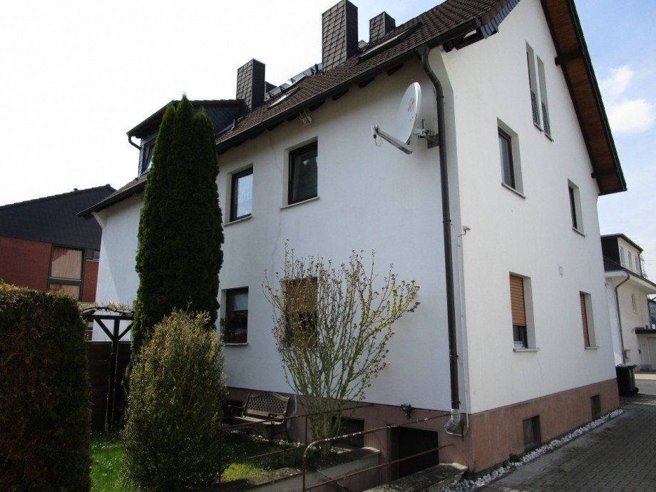 R�ckansicht Doppelhaus Mehrfamilienhaus Lohmar