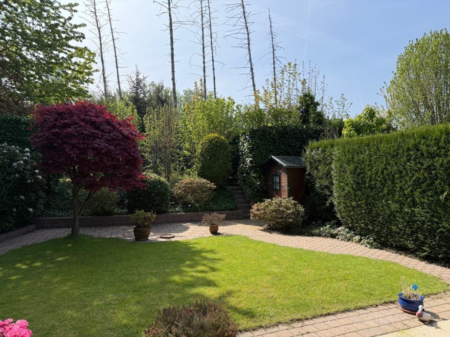 Gartenansicht Bungalow Sankt Augustin