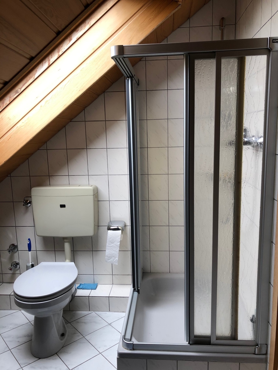 Dusche-WC im Dachgeschoss Doppelhaush�lfte Sankt Augustin