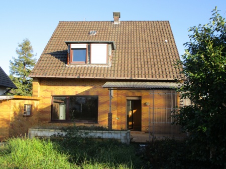 R�ckansicht Einfamilienhaus Sankt Augustin