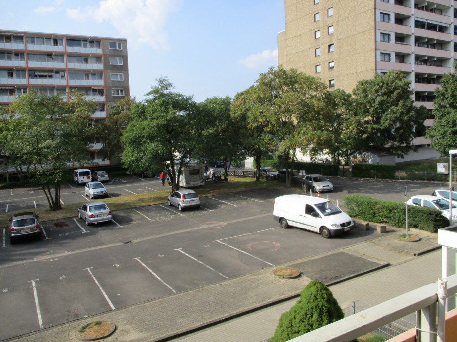 Ausblick vom Balkon Erdgeschosswohnung Sankt Augustin