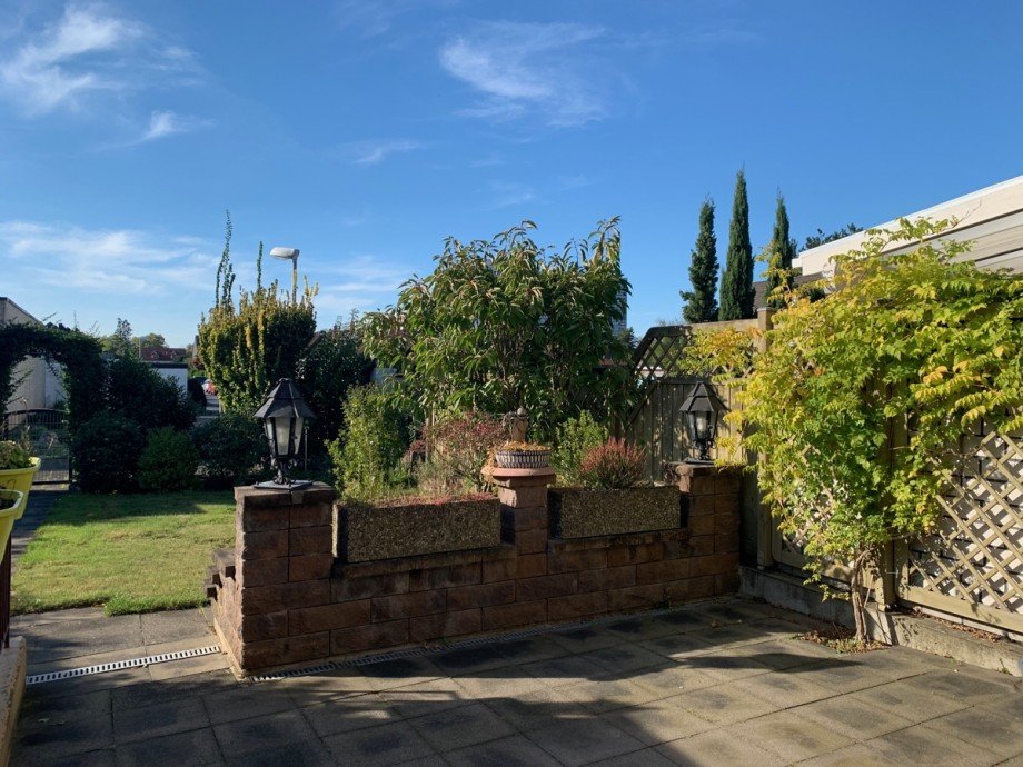 Terrasse und Garten Reihenendhaus Sankt Augustin