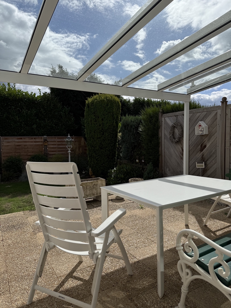 sch�ne �berdachte Terrasse Reihenhaus Sankt Augustin