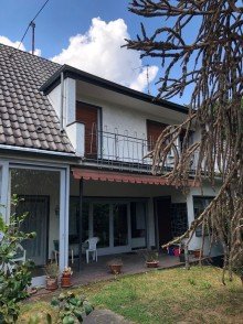 Ansicht �berdachte Terrasse BONN HOLZLAR freist. Einfamilienhaus ca. 170 m� Wfl., 5-6 Zimmer, Vollkeller, Garage, ca. 1.200 GrSt