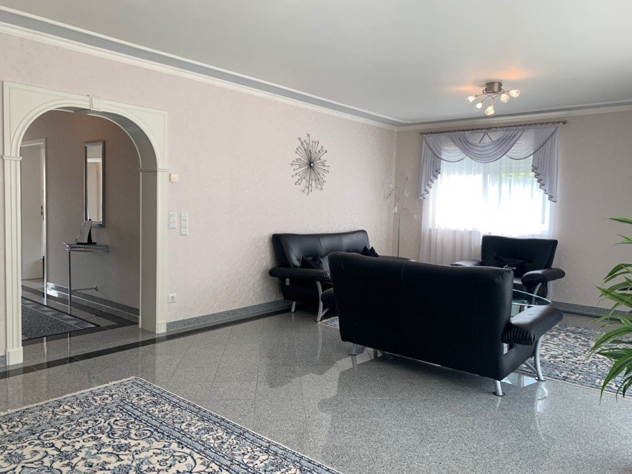 Ansicht Wohn,- Esszimmer Doppelhaush�lfte Sankt Augustin