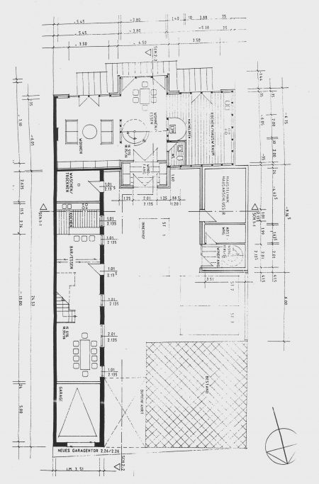 Grundri� Hofanlage B�rohaus Bornheim