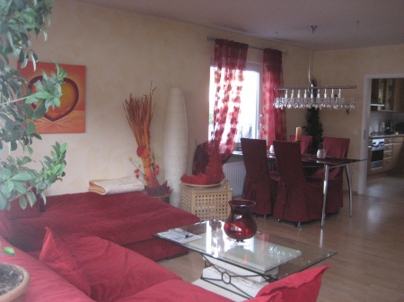 Ansicht 3 Wohn,- Esszimmer Doppelhaush�lfte Sankt Augustin