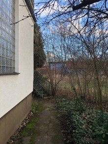 Blick in den Garten SANKT AUGUSTIN HANGELAR, freist. Einfamilienhaus ca. 110 m� Wfl. 4-5 Zimmer + Keller, Garten, Garage