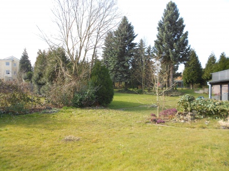 Blick in den Garten Bungalow Bonn / Holzlar