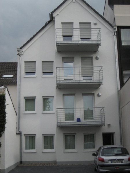 R�ckansicht 1 Maisonettewohnung Troisdorf