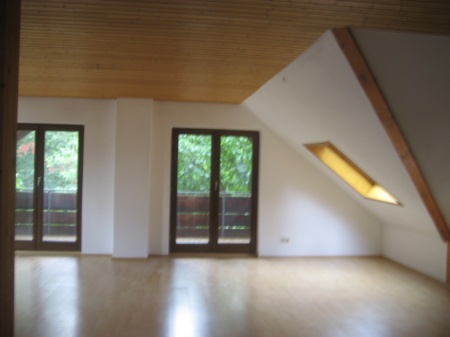 Ansicht 1 helles gro�es Wohn,- Esszimmer Dachgeschosswohnung K�nigswinter