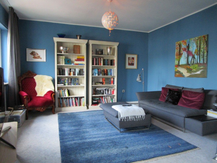 Wohnzimmer Etagenwohnung St. Augustin