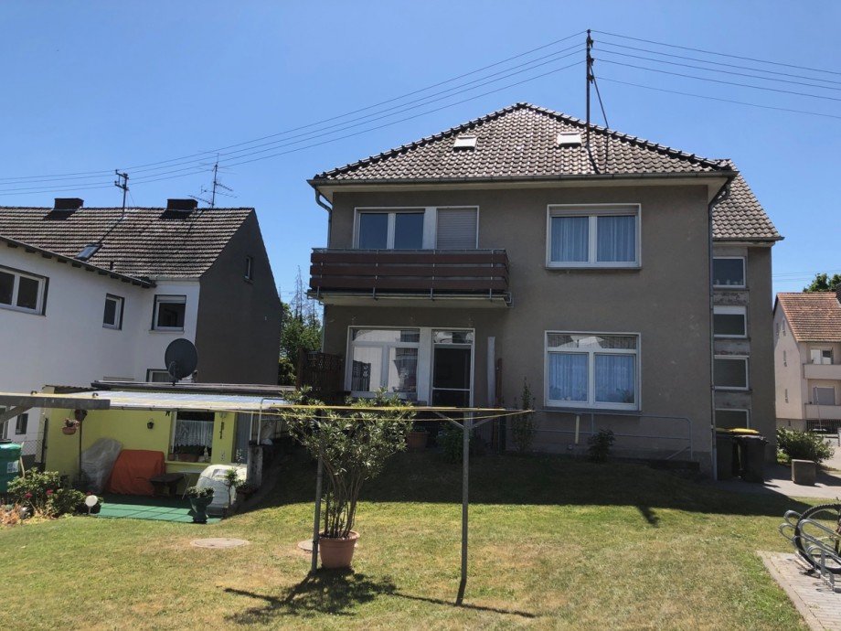 R�ckansicht mit Garten Mehrfamilienhaus Sankt Augustin
