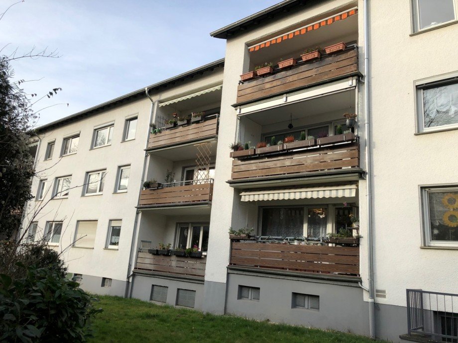 R�ckansicht Etagenwohnung Sankt Augustin