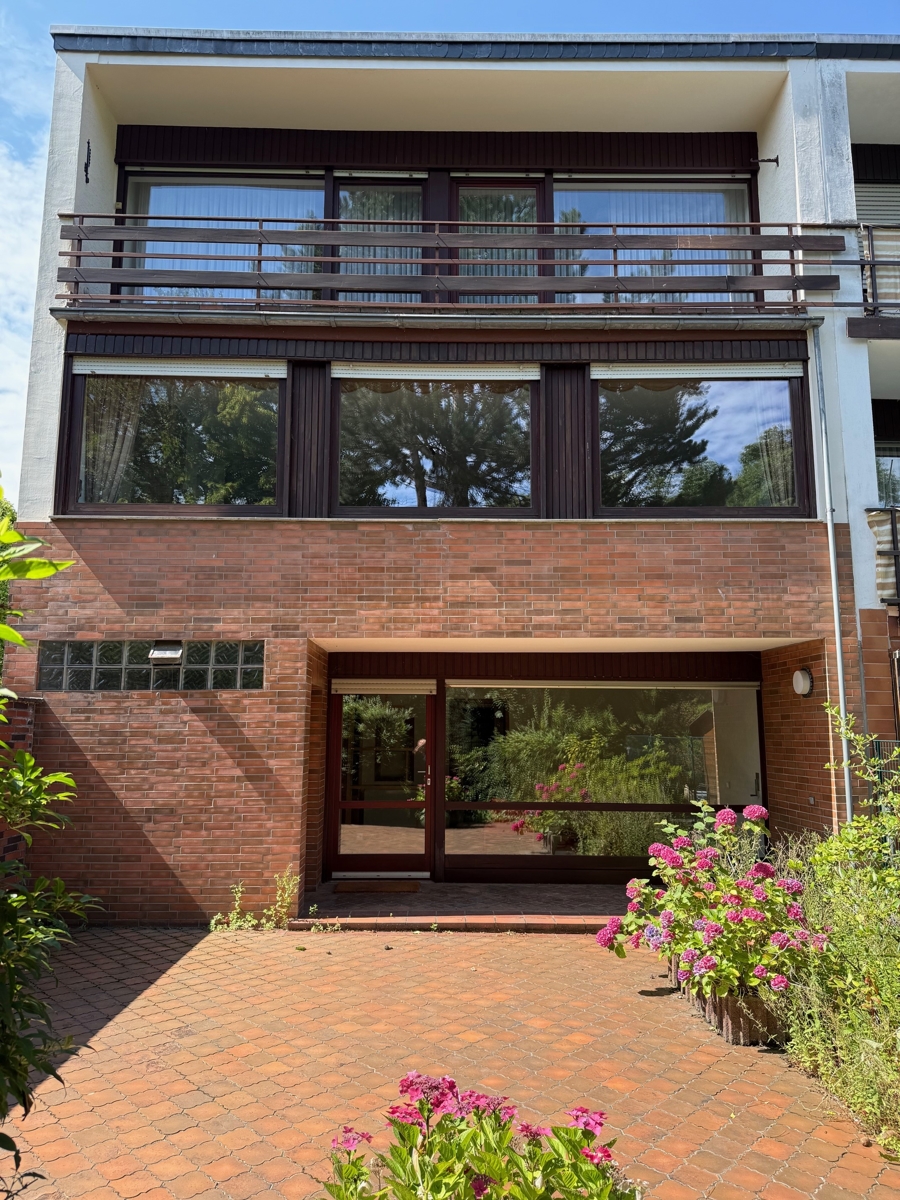 R�ckansicht Reiheneckhaus Bonn