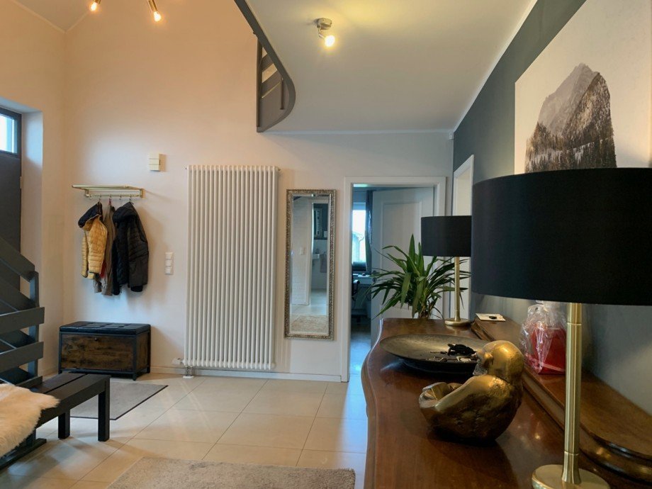 Ansicht Eingangsdiele mit Treppenhaus Einfamilienhaus Sankt Augustin