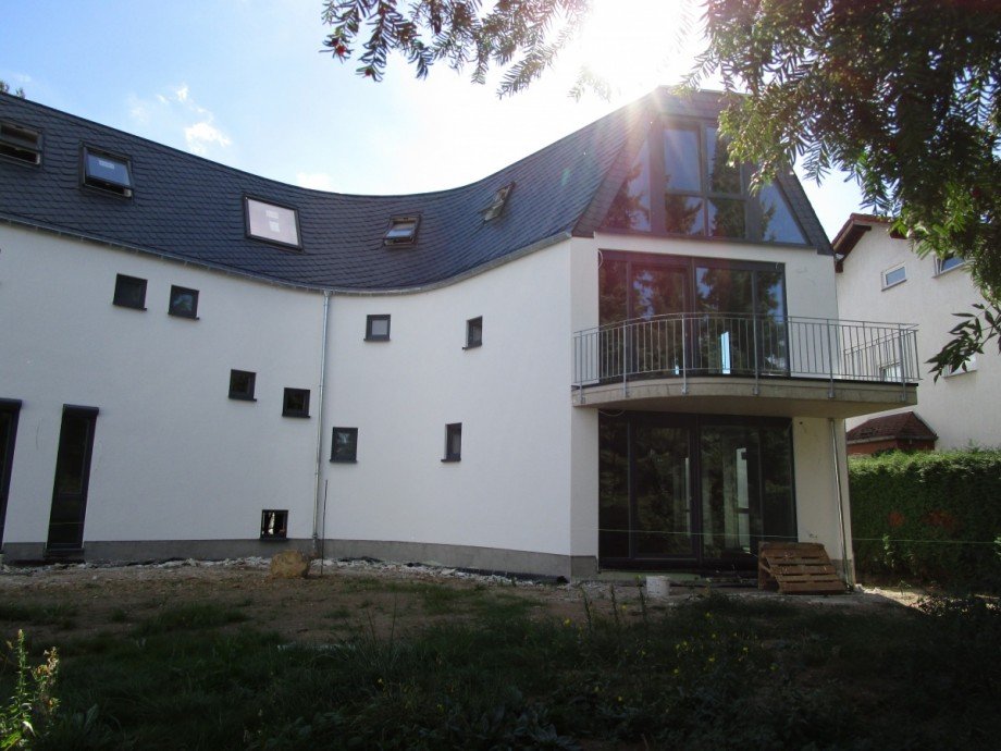 R�ckansicht des Hauses Etagenwohnung Bonn
