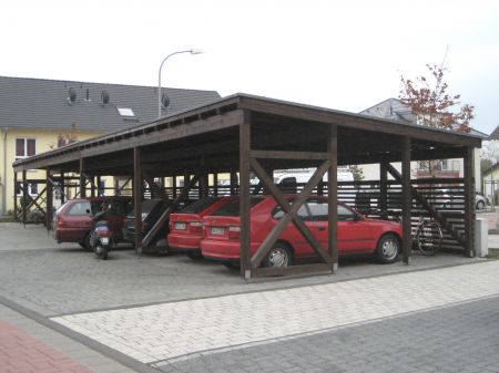 Carport Ansicht 1 Reihenhaus Troisdorf