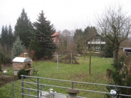 Blick in den Garten von der Terrasse 1 Einfamilienhaus Sankt Augustin