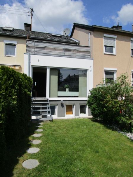 R�ckansicht Reihenmittelhaus Sankt Augustin