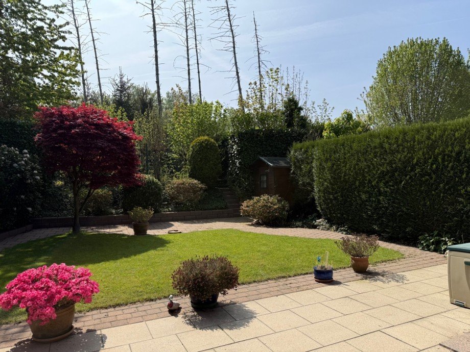 Ansicht gro�e Terrasse Bungalow Sankt Augustin