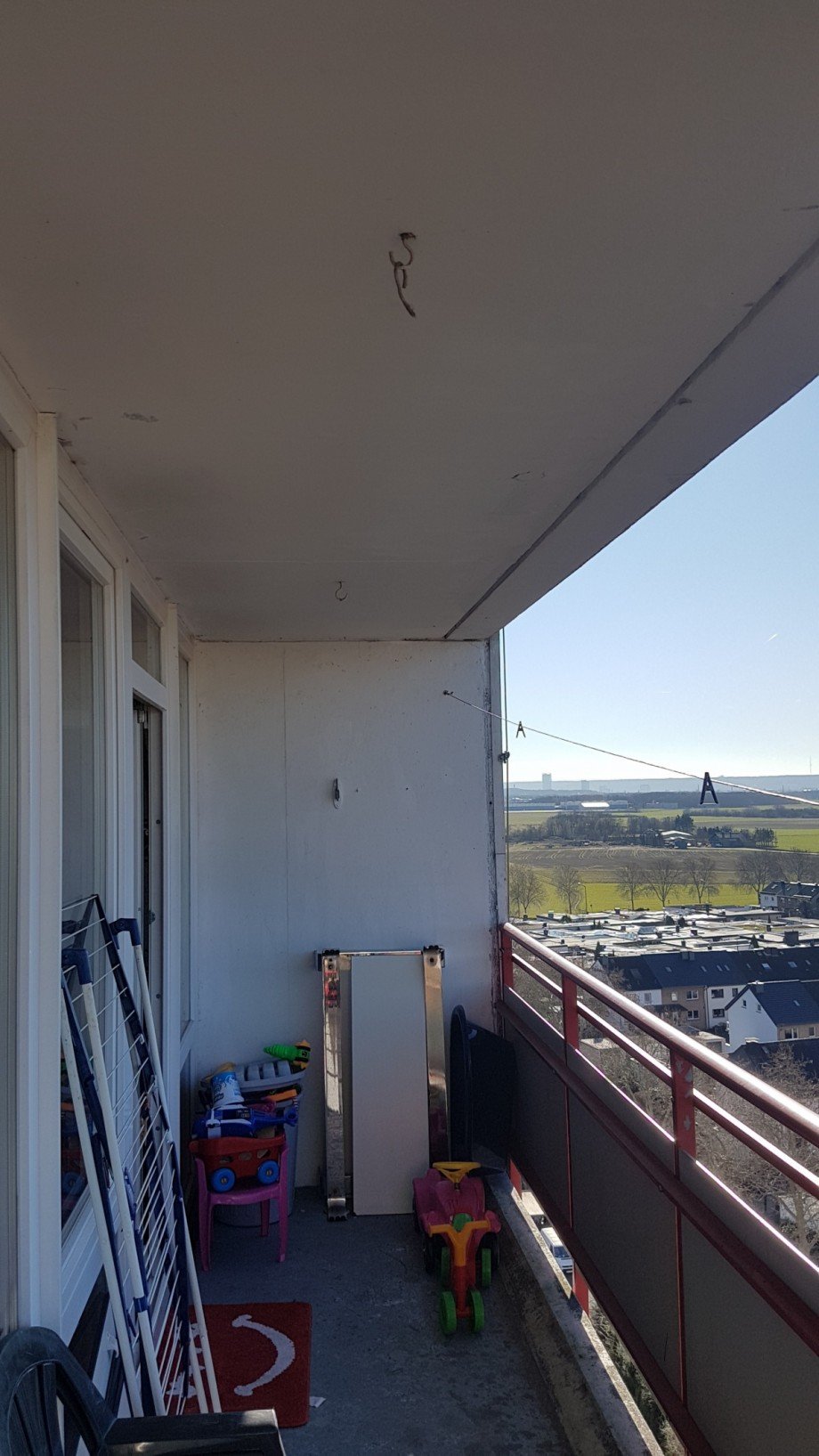 Ansicht balkon Etagenwohnung Sankt Augustin
