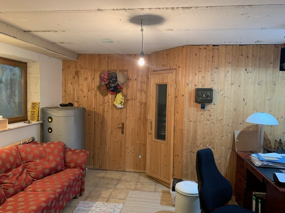 Ansicht Raum im Untergeschoss mit Sauna Einfamilienhaus Sankt Augustin