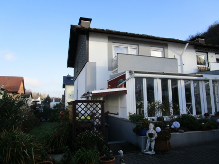 R�ckansicht Reiheneckhaus Lohmar