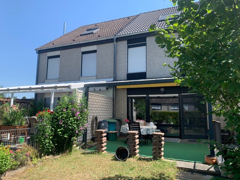 R�ckansicht Reihenhaus Sankt Augustin