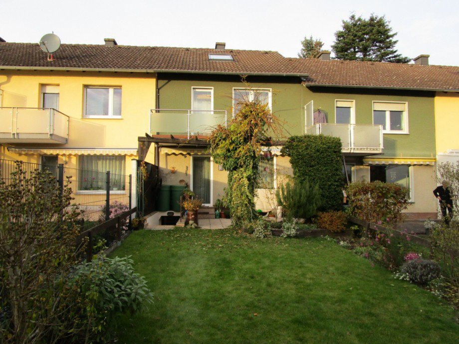 R�ckansicht des Hauses Reihenhaus Sankt Augustin