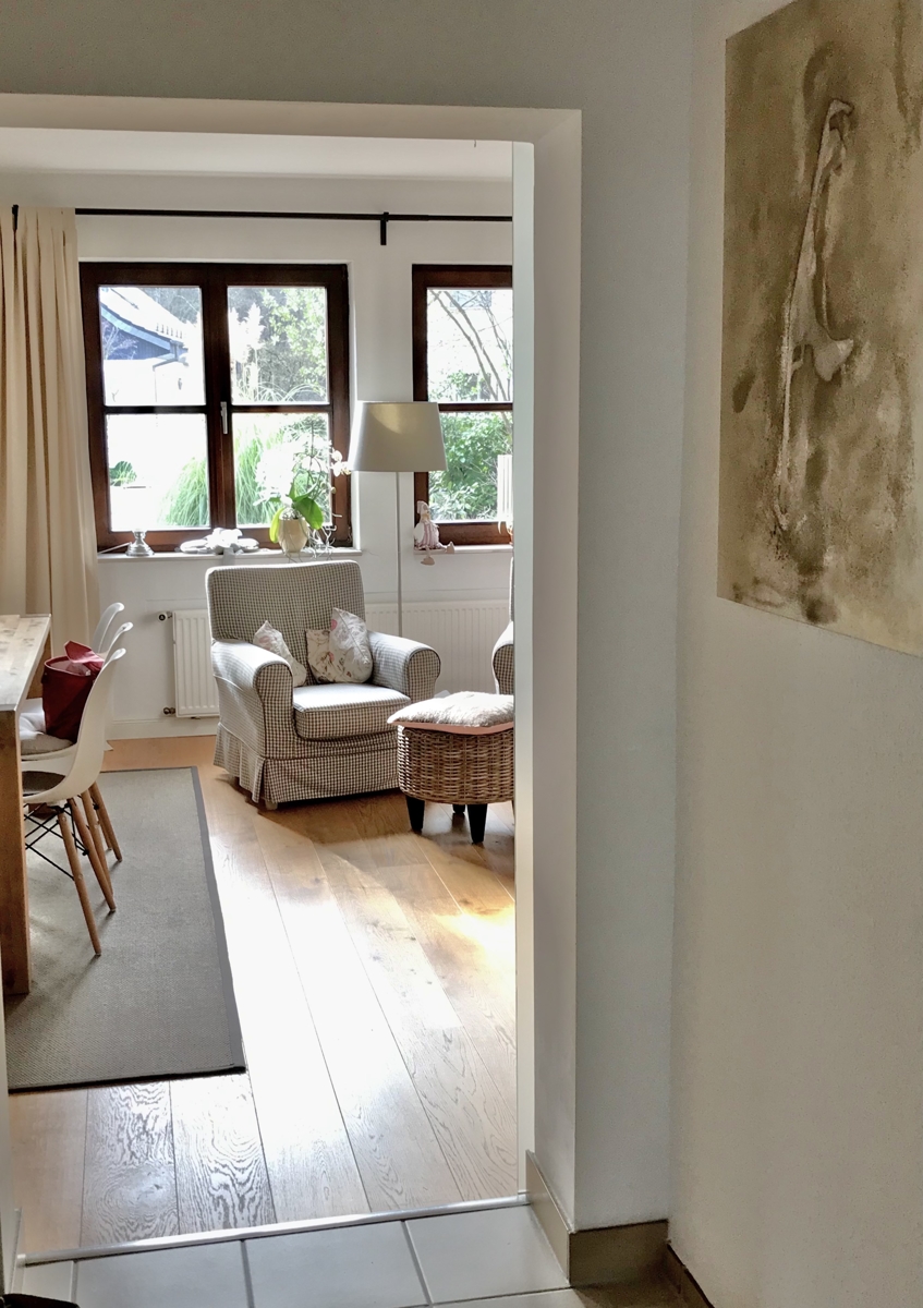 Wohnzimmer im OG Ansicht 1 Reiheneckhaus Bonn
