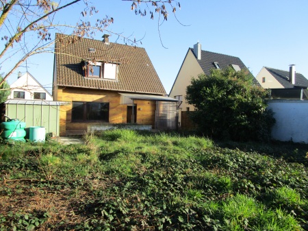 R�ckansicht Einfamilienhaus Sankt Augustin
