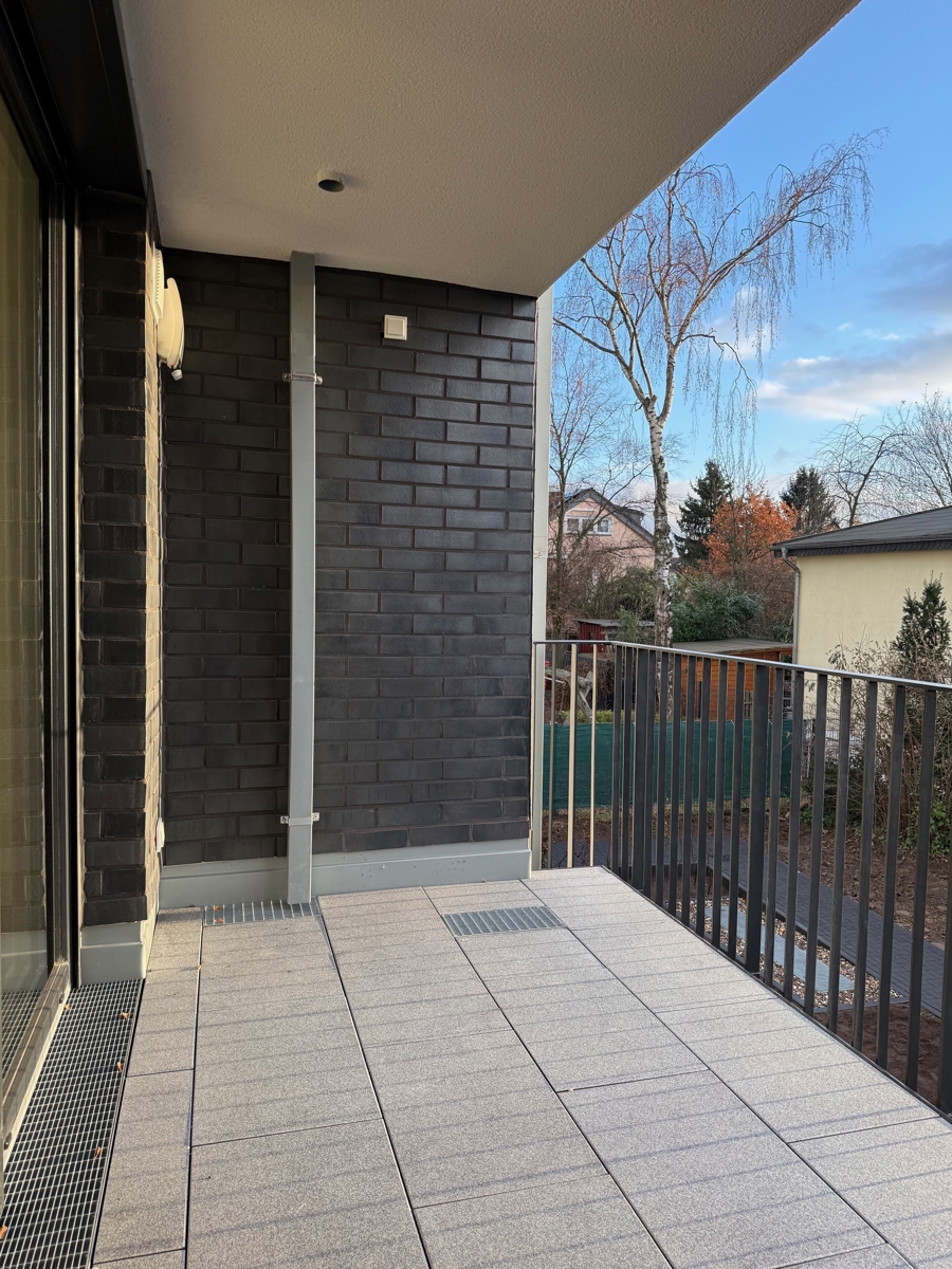 Ansicht �berdachter Balkon Etagenwohnung Sankt Augustin / Hangelar