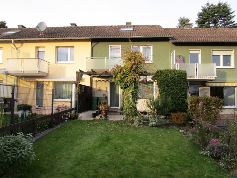 R�ckansicht des Hauses Reihenhaus Sankt Augustin