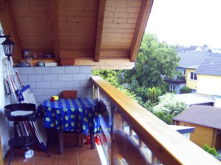 Ansicht 2 Balkon Dachgeschosswohnung Sankt Augustin