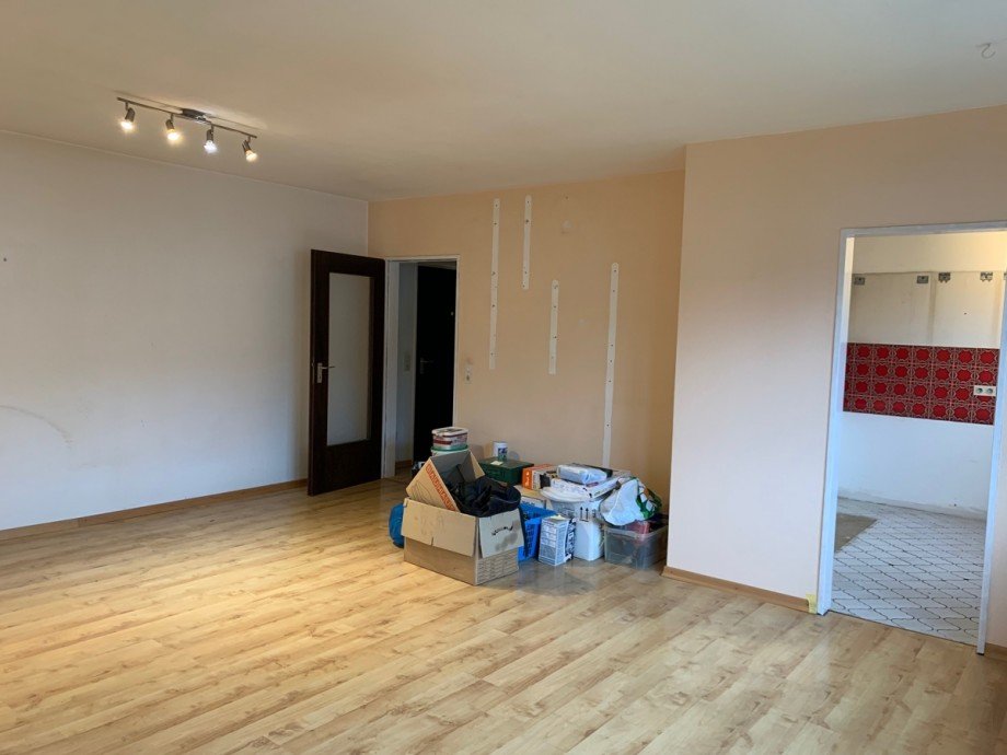 Blick vom Schlafbereich ins Wohn,- Esszimmer Etagenwohnung Sankt Augustin