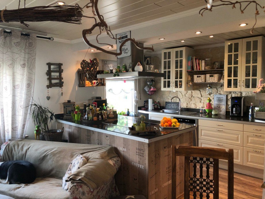 Offene K�che mit Wohn,- Essbereich Etagenwohnung Niederkassel