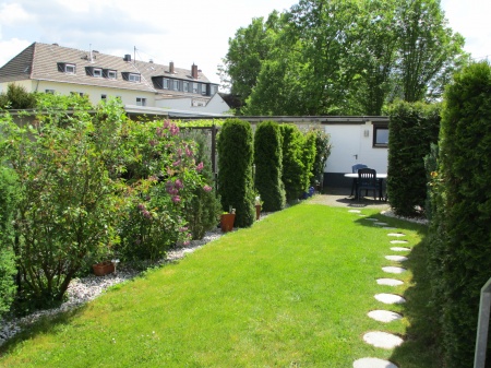 Garten Ansicht Reihenmittelhaus Sankt Augustin