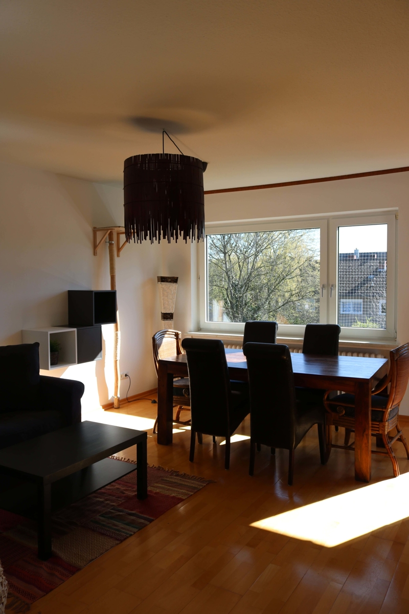 Ansicht Wohn,- Esszimmer Etagenwohnung Sankt Augustin