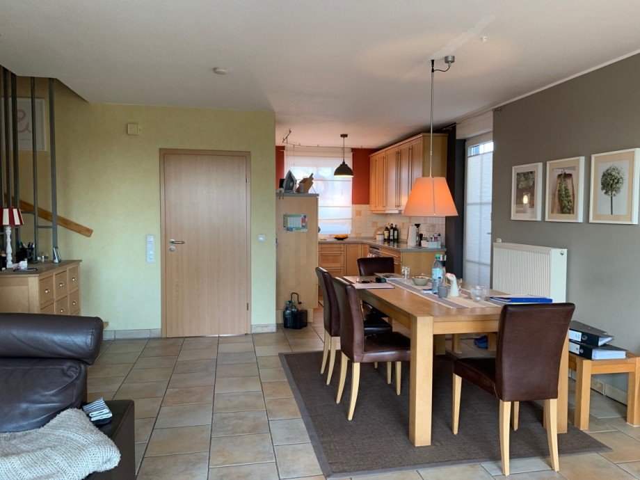 Ansicht Wohn,- Esszimmer Doppelhaush�lfte Niederkassel