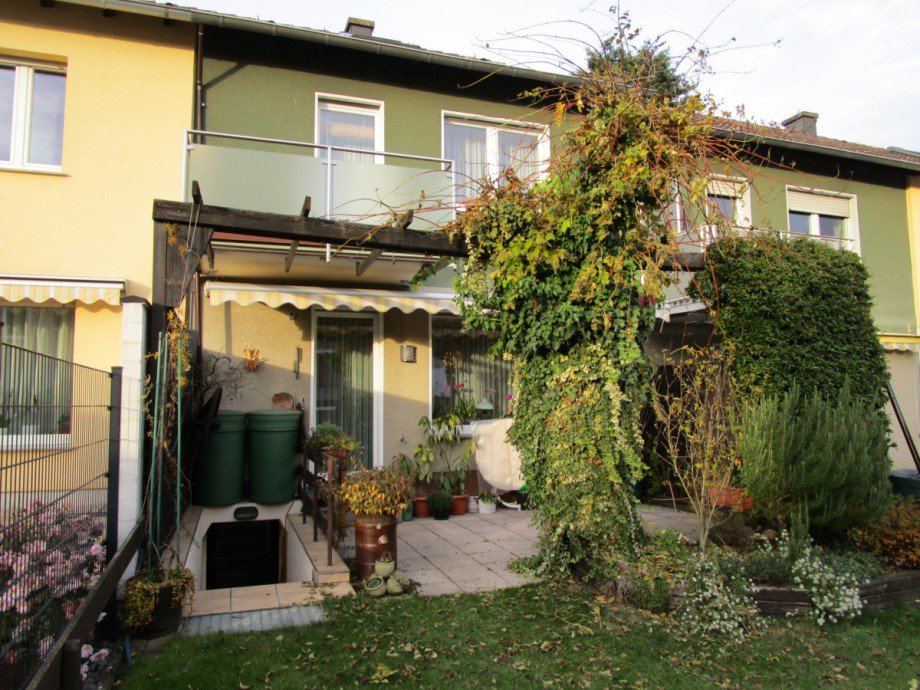 R�ckansicht des Hauses Reihenhaus Sankt Augustin