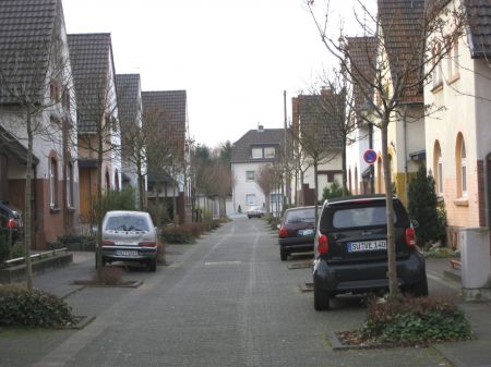 Ansicht Wohnumfeld Doppelhaush�lfte Troisdorf