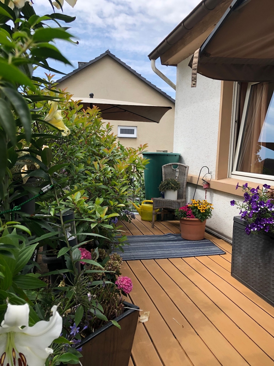 Blick Terrasse links 1. OG Einfamilienhaus Hennef (Sieg)