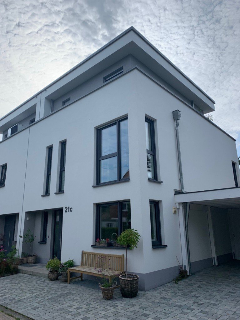Haus - Baugleich Sankt Augustin Doppelhaush�lfte SANKT AUGUSTIN 4 NEUBAU DOPPELHAUSH�LFTEN N�he HIT, REWE, ALDI ruhig, zentral 128 m� bis 142 m� Wfl.